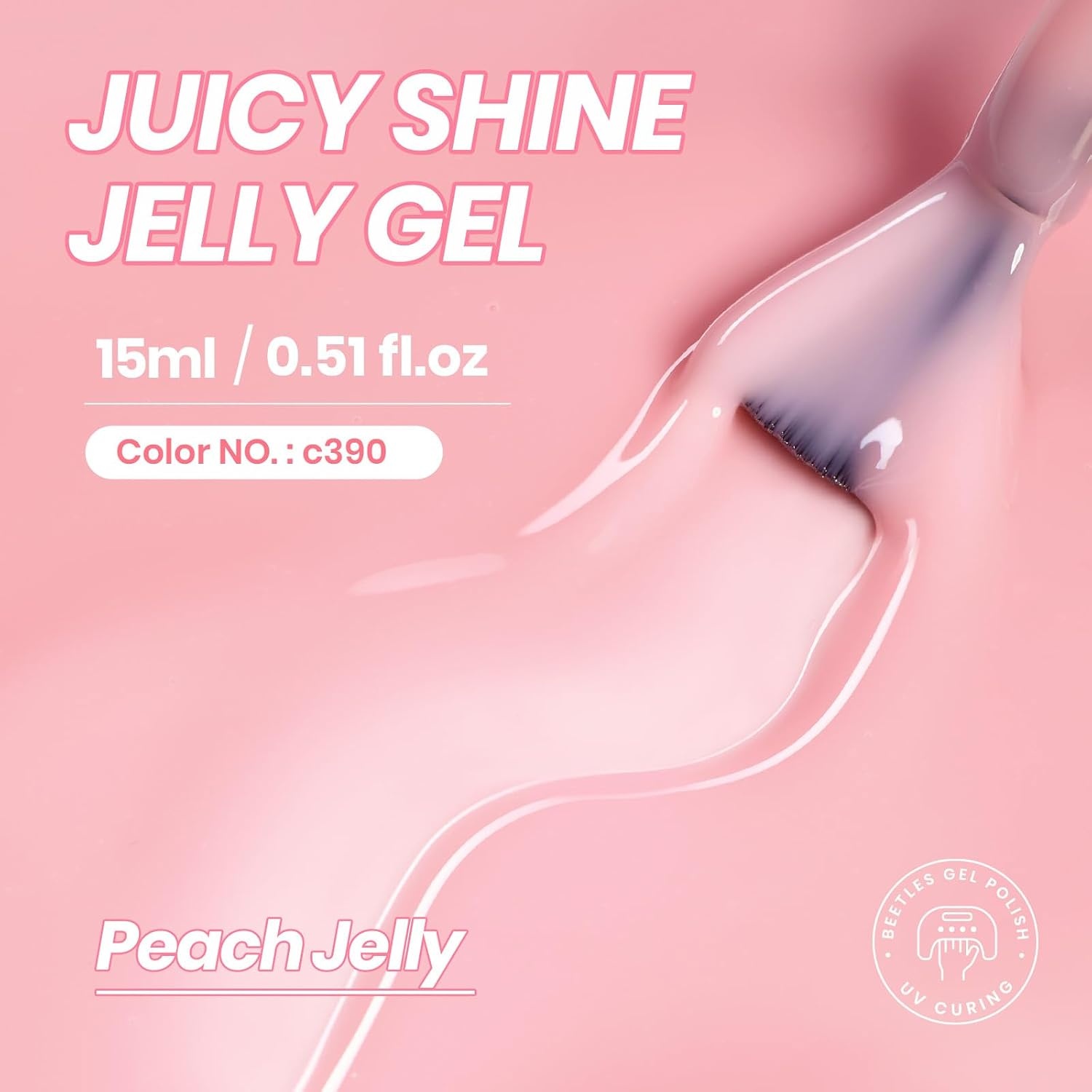 image:imageBeetles Purple Gel Nail Polish Fig Jelly 15ML Deep Purple Jelly Gel Polish Sheer Translucent Nail Polish Soak Off UV French Nail Art Salon DIY at Home Manicure Gift for WomenB Sheer Pink Nude Veil