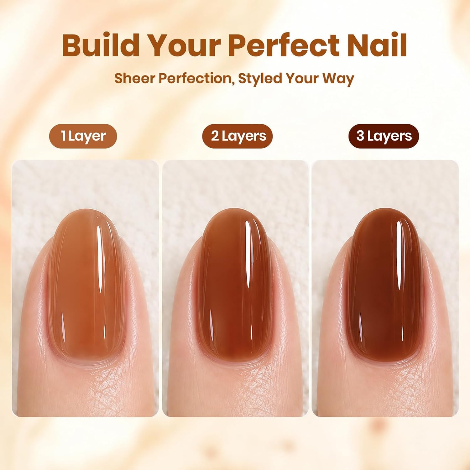 image:imageBeetles Purple Gel Nail Polish Fig Jelly 15ML Deep Purple Jelly Gel Polish Sheer Translucent Nail Polish Soak Off UV French Nail Art Salon DIY at Home Manicure Gift for WomenM Sheer Orange Citrus Latte