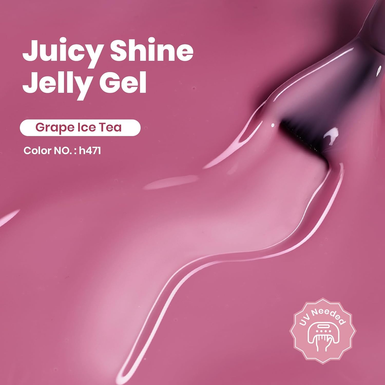 image:imageBeetles Purple Gel Nail Polish Fig Jelly 15ML Deep Purple Jelly Gel Polish Sheer Translucent Nail Polish Soak Off UV French Nail Art Salon DIY at Home Manicure Gift for WomenJ Sheer Purple Grape Ice Tea