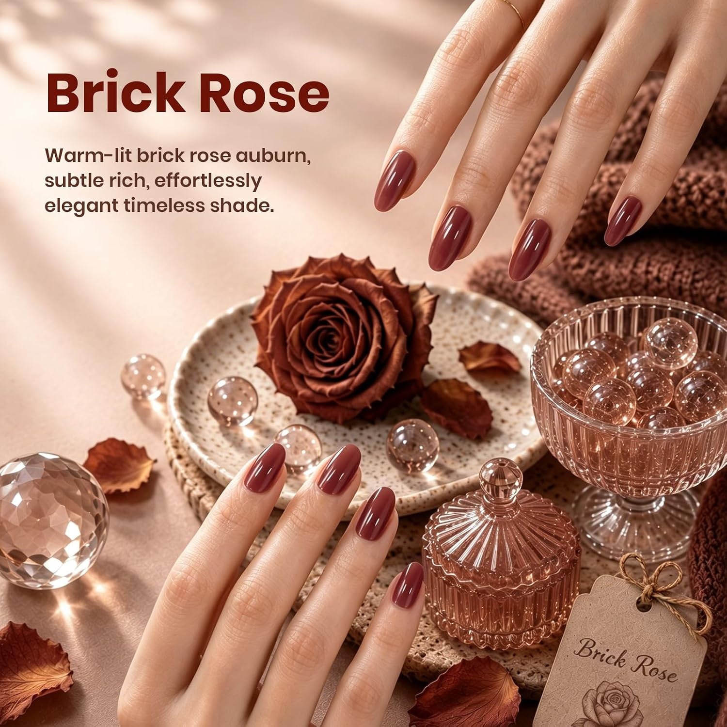 image:imageBeetles Purple Gel Nail Polish Fig Jelly 15ML Deep Purple Jelly Gel Polish Sheer Translucent Nail Polish Soak Off UV French Nail Art Salon DIY at Home Manicure Gift for WomenA Sheer Brown Red Brick Rose