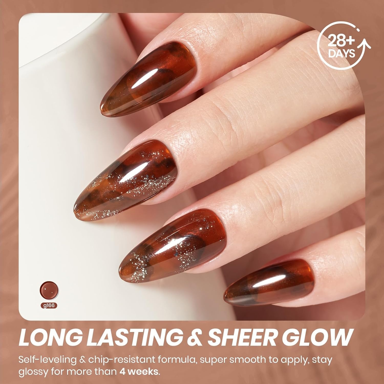 image:imageBeetles Purple Gel Nail Polish Fig Jelly 15ML Deep Purple Jelly Gel Polish Sheer Translucent Nail Polish Soak Off UV French Nail Art Salon DIY at Home Manicure Gift for WomenI Sheer Brown Mocha Mist