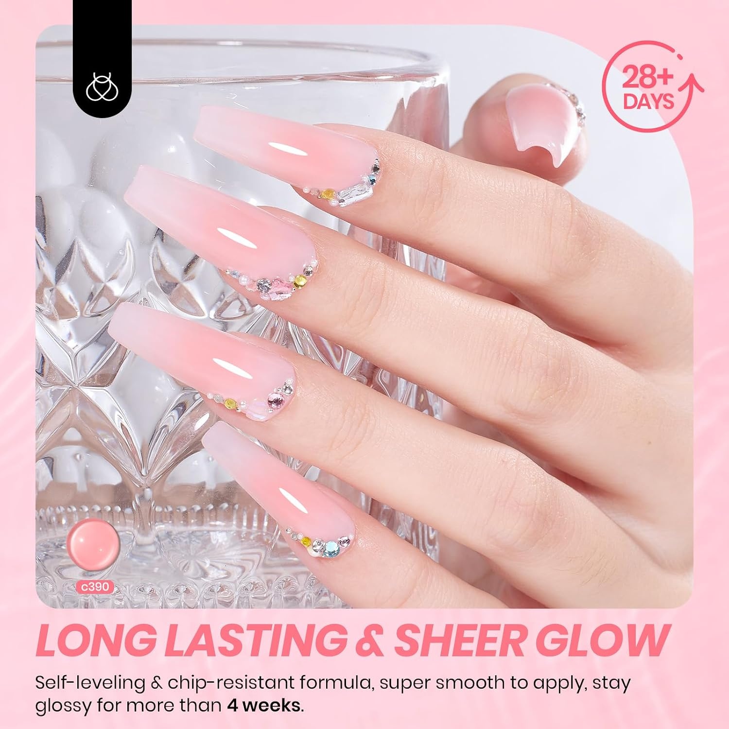 image:imageBeetles Purple Gel Nail Polish Fig Jelly 15ML Deep Purple Jelly Gel Polish Sheer Translucent Nail Polish Soak Off UV French Nail Art Salon DIY at Home Manicure Gift for WomenB Sheer Pink Nude Veil