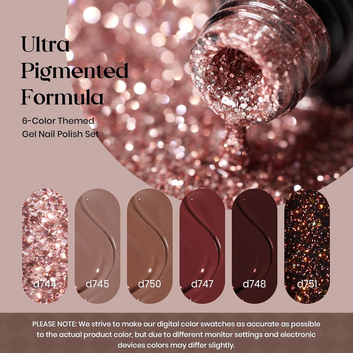 image:imageBeetles Red Gel Nail Polish Set Ruby Hour 6 Colors Jelly Gel Polish Kit Fall Gel Nail Kit Burgundy Wine Red Cherry Brown Sheer Translucent Effect Soak Off UV Salon DIY Gift for Women000Academia Aesthetic