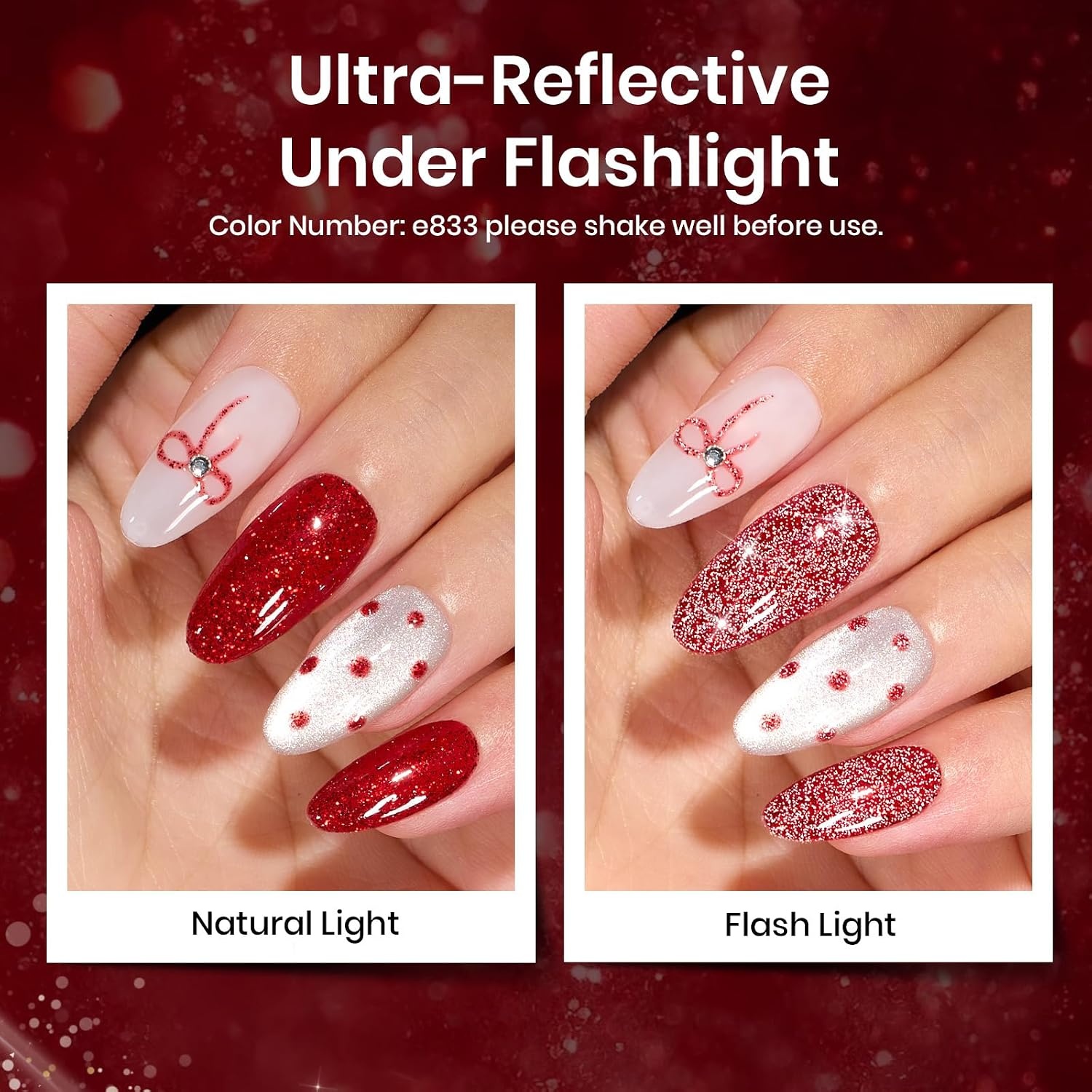 image:imageBeetles Red Gel Nail Polish Set Ruby Hour 6 Colors Jelly Gel Polish Kit Fall Gel Nail Kit Burgundy Wine Red Cherry Brown Sheer Translucent Effect Soak Off UV Salon DIY Gift for Women00Red Revival