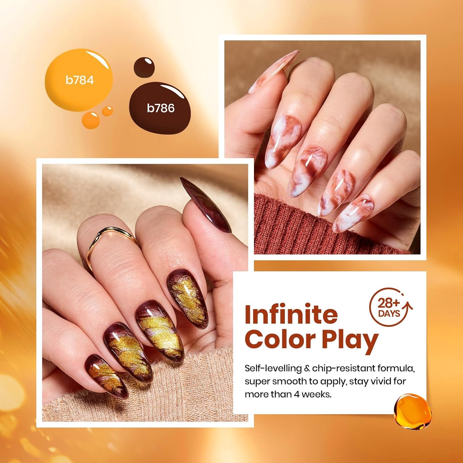 image:imageBeetles Red Gel Nail Polish Set Ruby Hour 6 Colors Jelly Gel Polish Kit Fall Gel Nail Kit Burgundy Wine Red Cherry Brown Sheer Translucent Effect Soak Off UV Salon DIY Gift for Women000Nail Blooming Gel 5 Color Gel