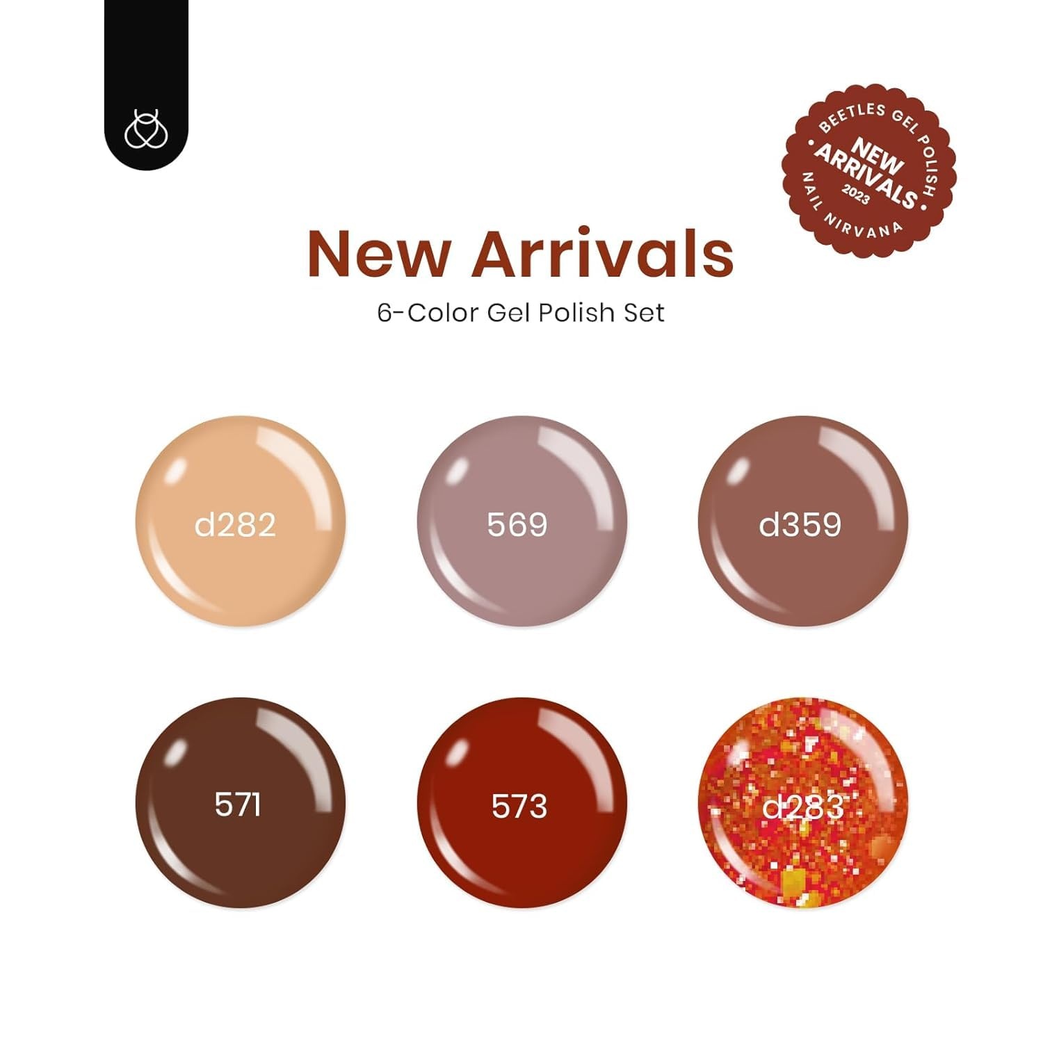 image:imageBeetles Red Gel Nail Polish Set Ruby Hour 6 Colors Jelly Gel Polish Kit Fall Gel Nail Kit Burgundy Wine Red Cherry Brown Sheer Translucent Effect Soak Off UV Salon DIY Gift for Women0Caramel Collection