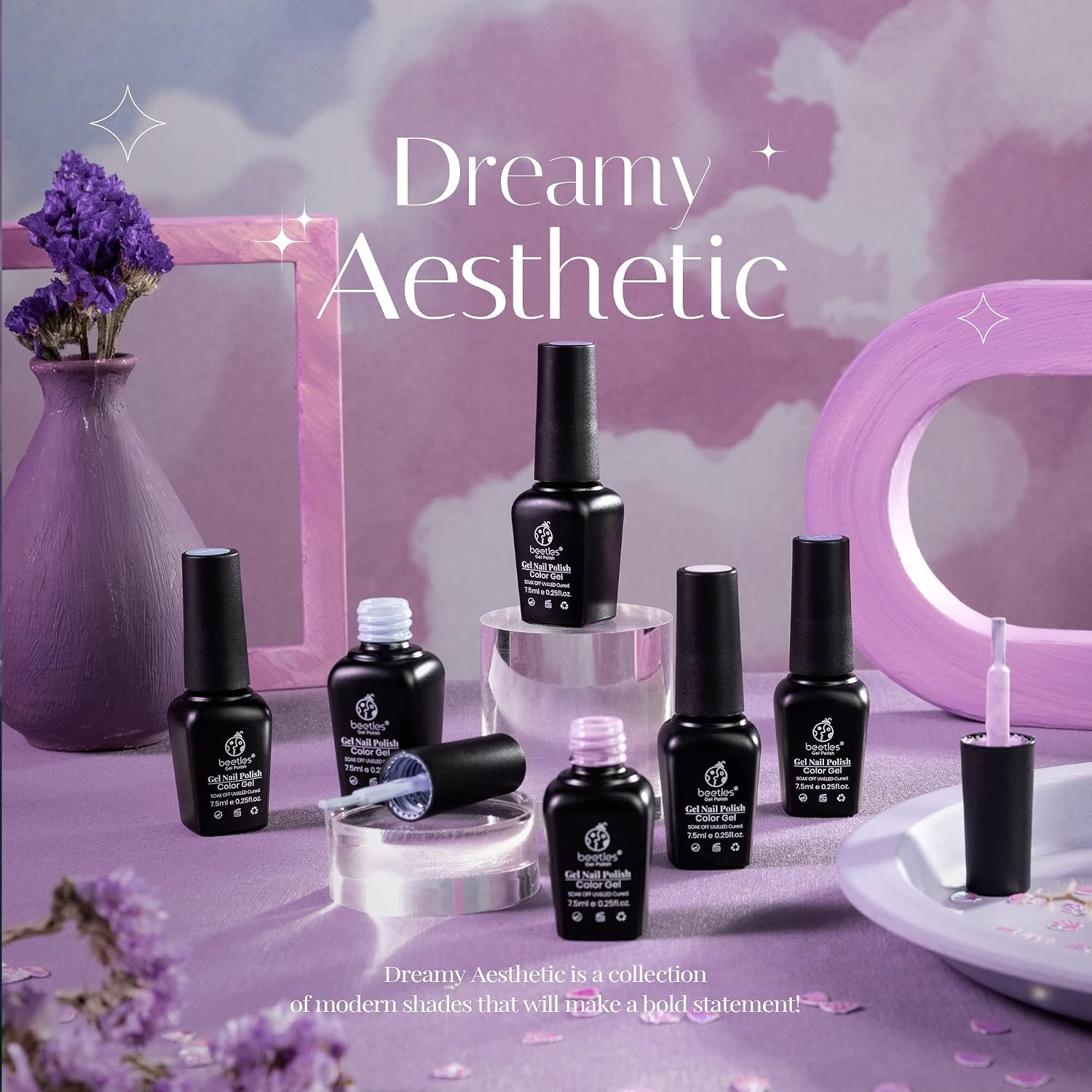 image:imageBeetles Red Gel Nail Polish Set Ruby Hour 6 Colors Jelly Gel Polish Kit Fall Gel Nail Kit Burgundy Wine Red Cherry Brown Sheer Translucent Effect Soak Off UV Salon DIY Gift for Women00Dreamy Aesthetic