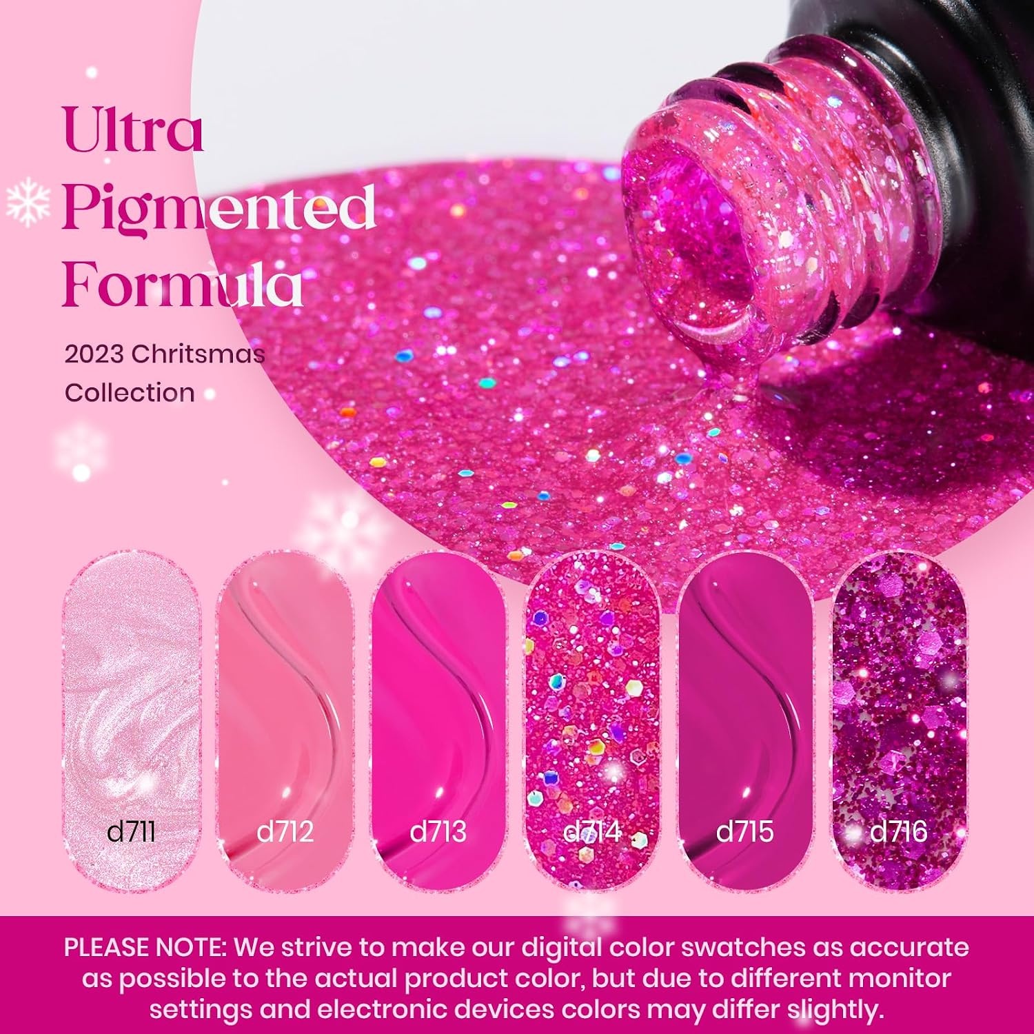 image:imageBeetles Red Gel Nail Polish Set Ruby Hour 6 Colors Jelly Gel Polish Kit Fall Gel Nail Kit Burgundy Wine Red Cherry Brown Sheer Translucent Effect Soak Off UV Salon DIY Gift for Women0Pink Angel