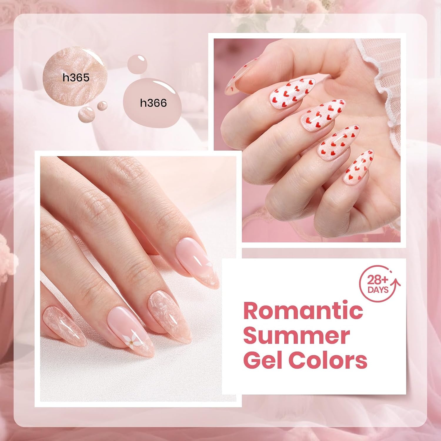 image:imageBeetles Red Gel Nail Polish Set Ruby Hour 6 Colors Jelly Gel Polish Kit Fall Gel Nail Kit Burgundy Wine Red Cherry Brown Sheer Translucent Effect Soak Off UV Salon DIY Gift for WomenSofttoned Tulle