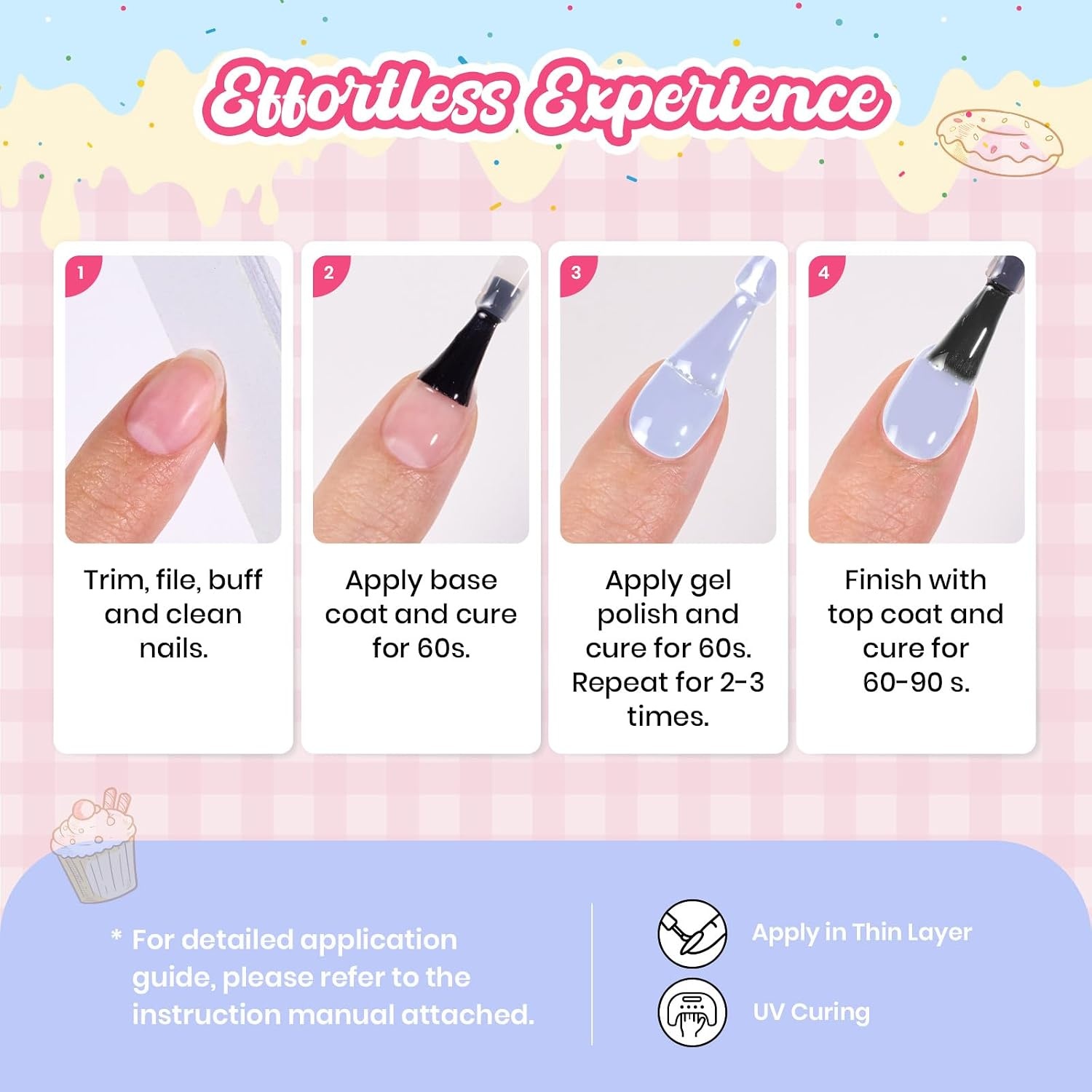image:imageBeetles Siren Song Cat Eye Gel Nail Polish Set 6 Colors 9ml Fall Gel Blue Purple Magnetic Gel Polish Kit with Cat EyeampWater Ripple Magnets Stick Nail Charms Soak Off UV Nail Art Gift for WomenD Creme Blue Blueberry Smoothie