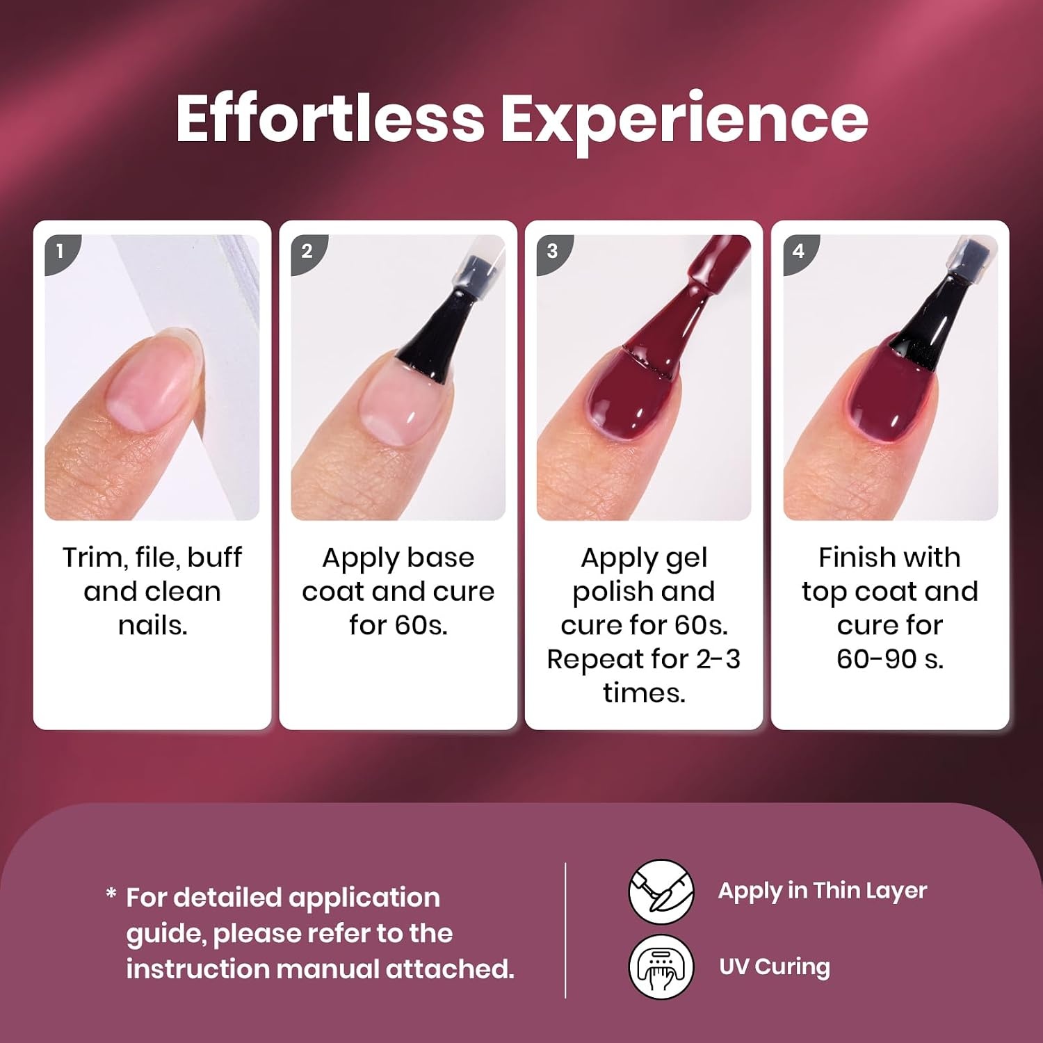 image:imageBeetles Summer Gel Nail Polish Set 5 Winter Colors Dark Blue Glitter White Light Blue Silver Gel Polish with Sealing Gel Sugar Dust Powder Nail Sticker UV LED Needed Gifts for Women Sparkling Snow000Muse Of Midnight