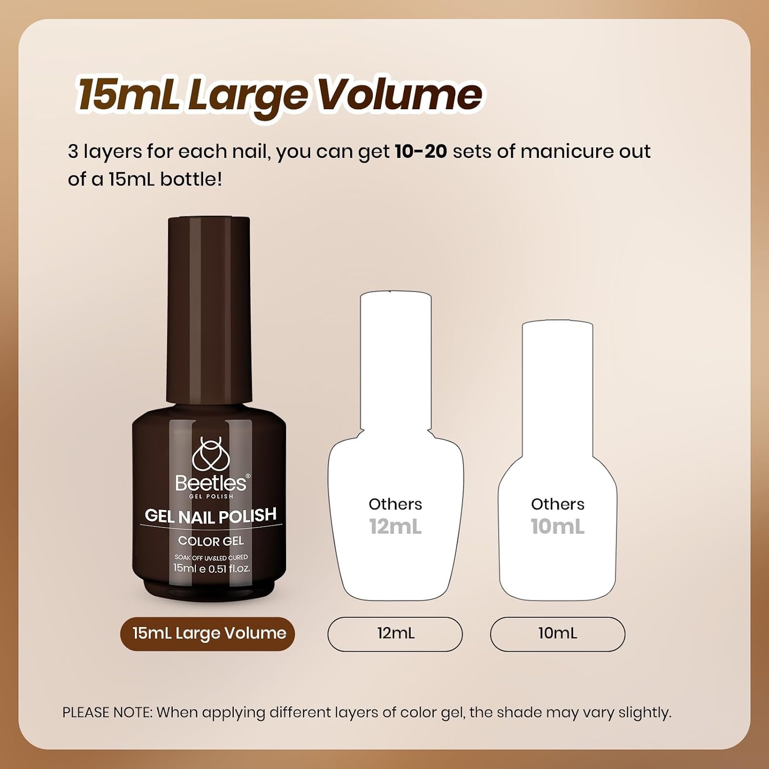 image:imageBeetles Summer Gel Nail Polish Set 5 Winter Colors Dark Blue Glitter White Light Blue Silver Gel Polish with Sealing Gel Sugar Dust Powder Nail Sticker UV LED Needed Gifts for Women Sparkling SnowEspresso French