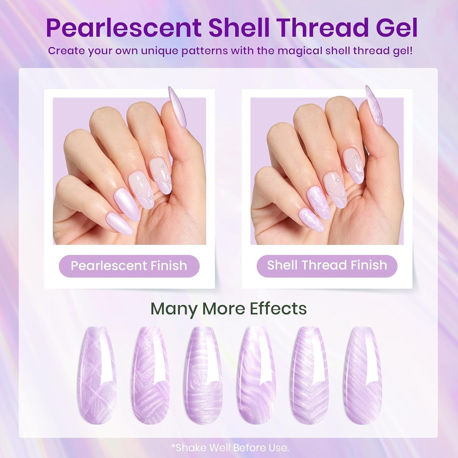 image:imageBeetles Summer Gel Nail Polish Set 5 Winter Colors Dark Blue Glitter White Light Blue Silver Gel Polish with Sealing Gel Sugar Dust Powder Nail Sticker UV LED Needed Gifts for Women Sparkling SnowMoonlit Whimsy