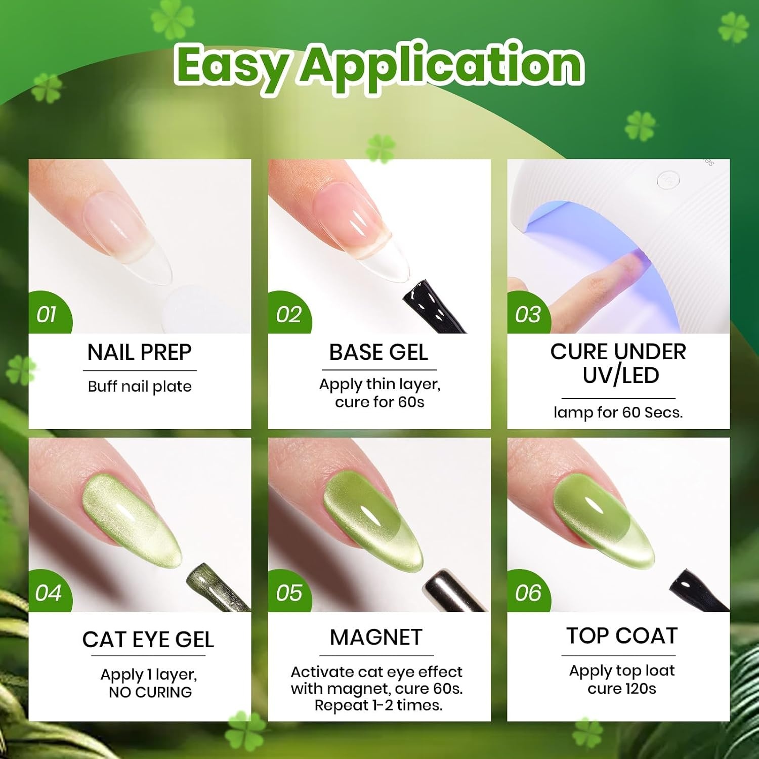image:imageBeetles Summer Gel Nail Polish Set 5 Winter Colors Dark Blue Glitter White Light Blue Silver Gel Polish with Sealing Gel Sugar Dust Powder Nail Sticker UV LED Needed Gifts for Women Sparkling Snow000Green Spirit