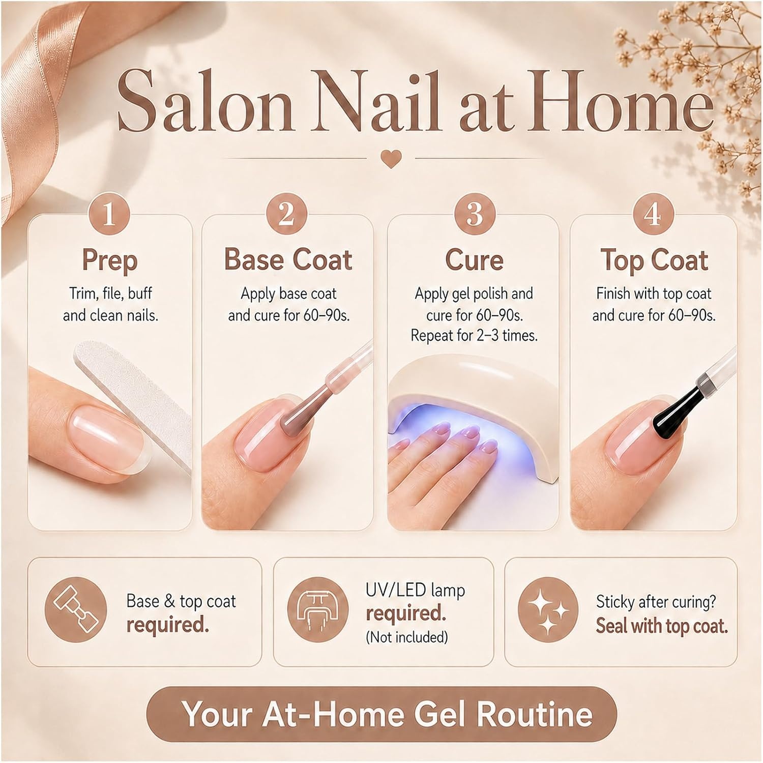 image:imageBeetles Summer Gel Nail Polish Set 5 Winter Colors Dark Blue Glitter White Light Blue Silver Gel Polish with Sealing Gel Sugar Dust Powder Nail Sticker UV LED Needed Gifts for Women Sparkling Snow008Color Classic Jelly Nude