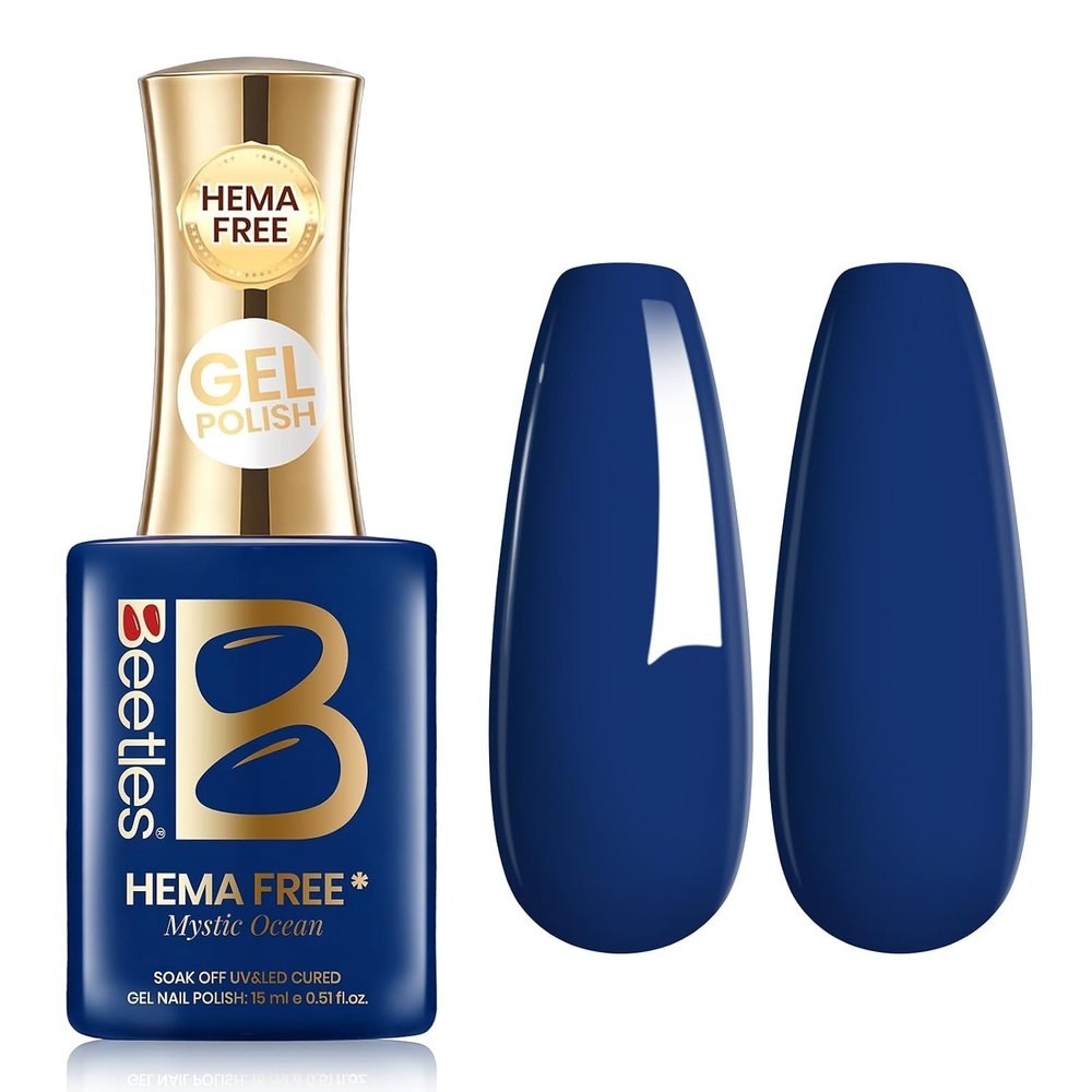 image:imageBeetles Nude Gel Nail Polish Cinnamon Black Tea 15ML Neutral Jelly Warm Nude Pink Nail Polish Base Color Nail Concealer Sheer Translucent Effect Soak Off UV French Nail Art Salon DIY Manicure GiftD Creme Blue Mystic Ocean