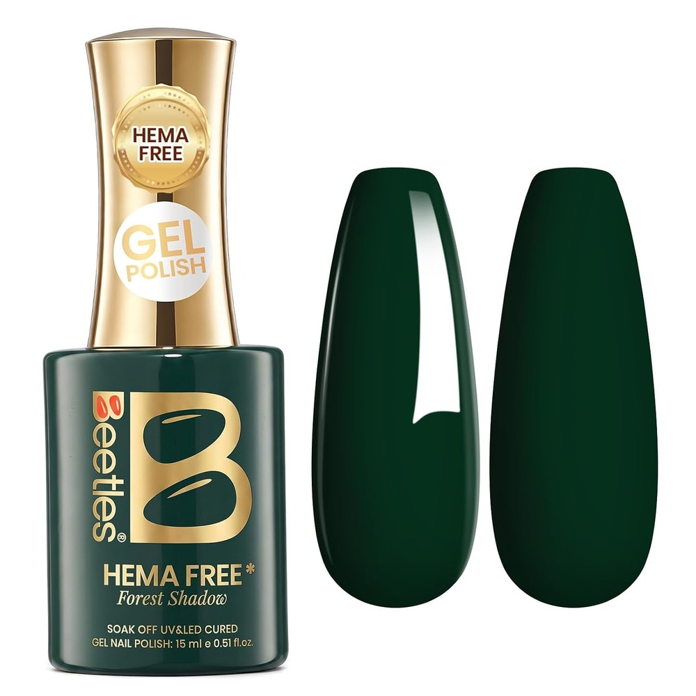 image:imageBeetles Nude Gel Nail Polish Cinnamon Black Tea 15ML Neutral Jelly Warm Nude Pink Nail Polish Base Color Nail Concealer Sheer Translucent Effect Soak Off UV French Nail Art Salon DIY Manicure GiftH Creme Green Forest Shadow