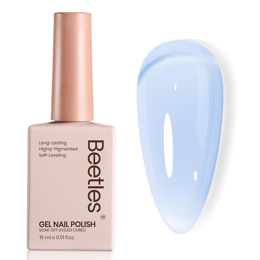 image:imageBeetles Purple Gel Nail Polish Fig Jelly 15ML Deep Purple Jelly Gel Polish Sheer Translucent Nail Polish Soak Off UV French Nail Art Salon DIY at Home Manicure Gift for WomenD Sheer Blue Blueberry Milk