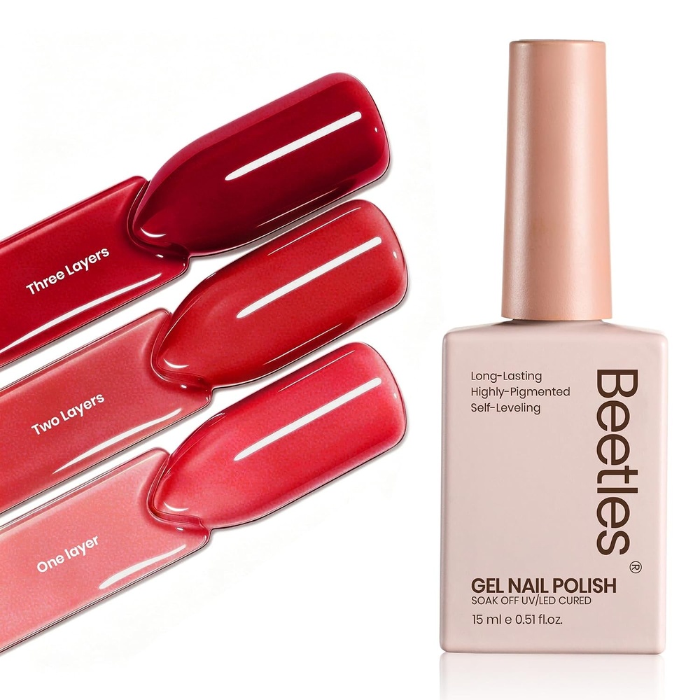 image:imageBeetles Purple Gel Nail Polish Fig Jelly 15ML Deep Purple Jelly Gel Polish Sheer Translucent Nail Polish Soak Off UV French Nail Art Salon DIY at Home Manicure Gift for WomenC Sheer Red Red Jelly