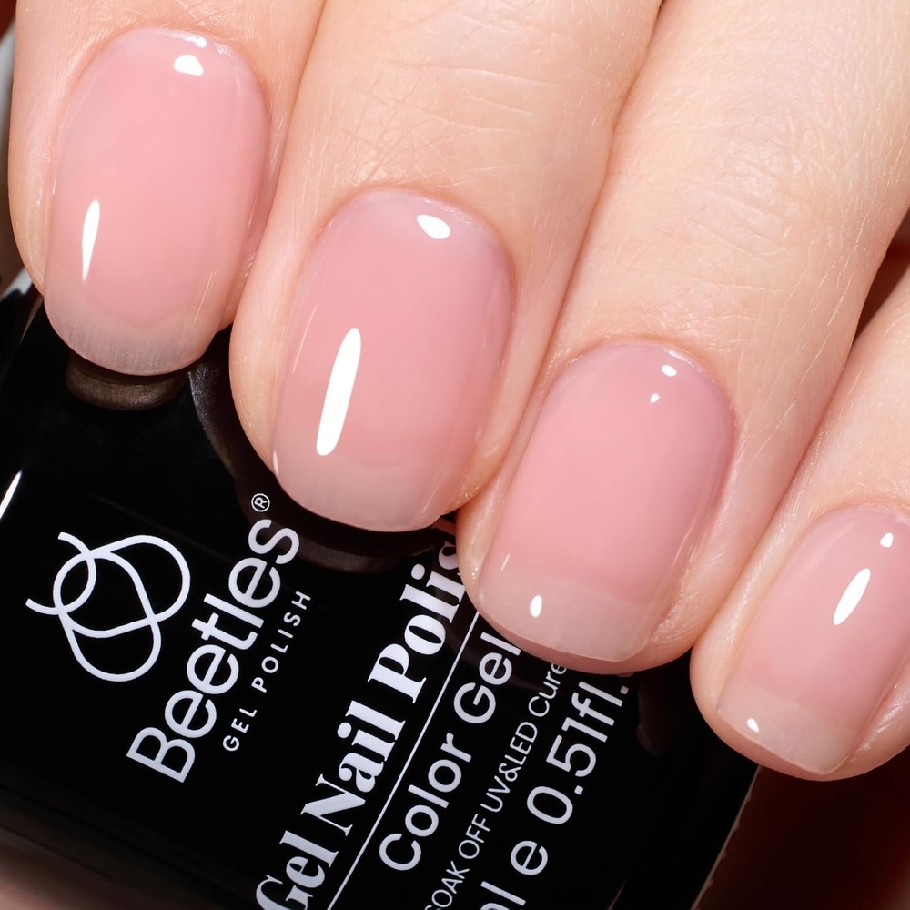 image:imageBeetles Purple Gel Nail Polish Fig Jelly 15ML Deep Purple Jelly Gel Polish Sheer Translucent Nail Polish Soak Off UV French Nail Art Salon DIY at Home Manicure Gift for WomenNaked Rose