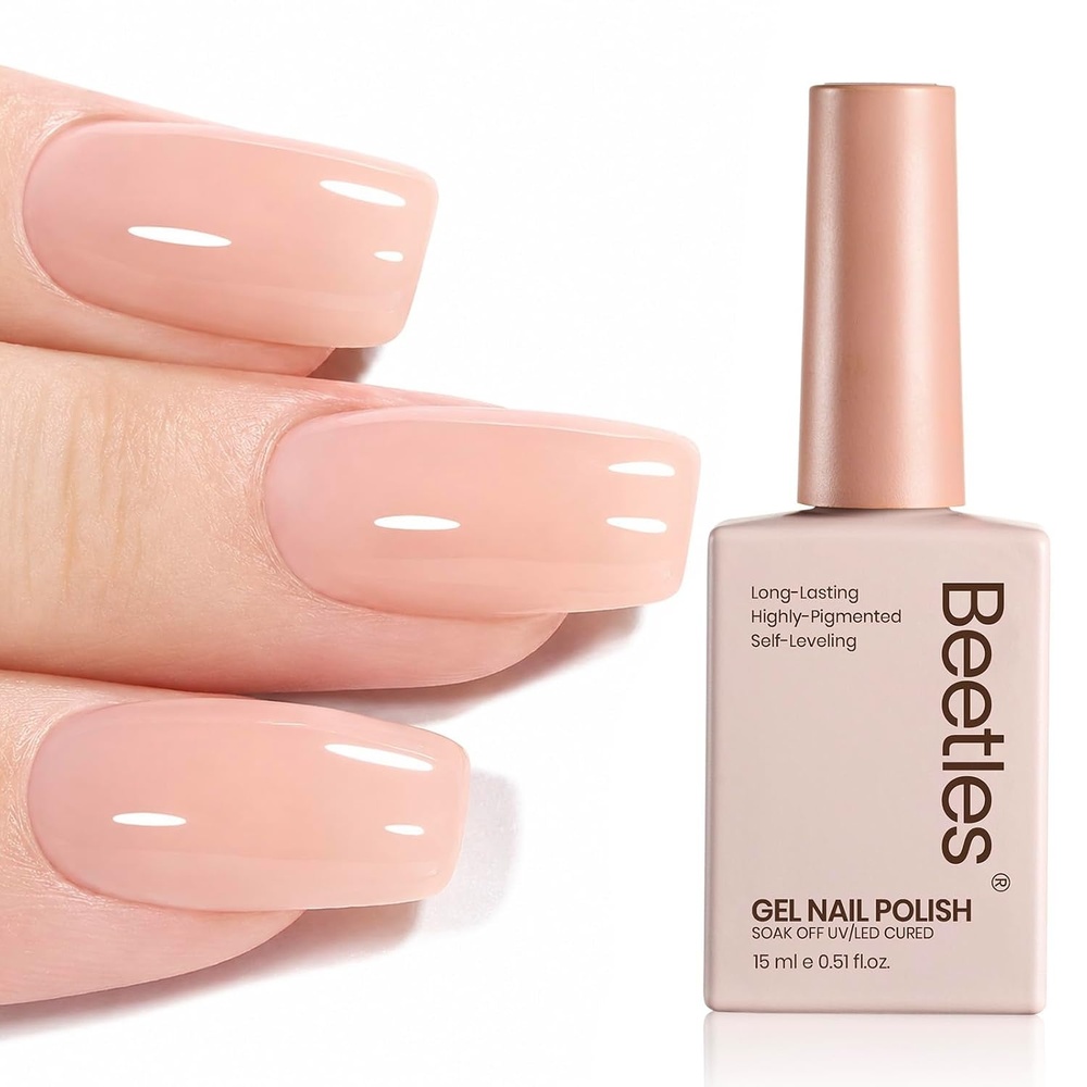 image:imageBeetles Purple Gel Nail Polish Fig Jelly 15ML Deep Purple Jelly Gel Polish Sheer Translucent Nail Polish Soak Off UV French Nail Art Salon DIY at Home Manicure Gift for WomenB Sheer Pink Bare Bloom