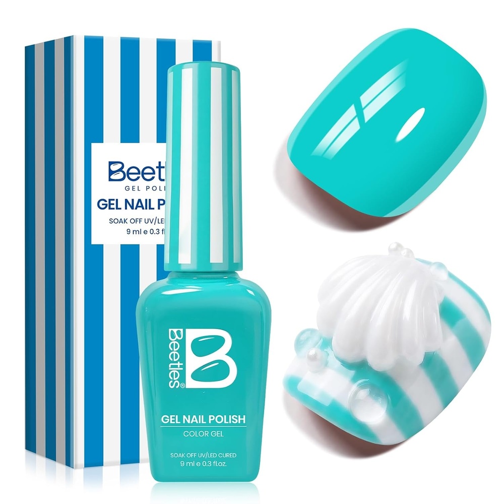 image:imageBeetles Siren Song Cat Eye Gel Nail Polish Set 6 Colors 9ml Fall Gel  Blue Purple Magnetic Gel Polish Kit with Cat EyeampWater Ripple Magnets Stick Nail Charms Soak Off UV Nail Art Gift for Women0Ocean Shade