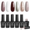 0-0-0-6 Colors Ginerbread Gel Polish Set
