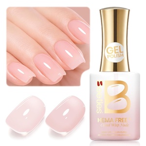 Beetles Nude Gel Nail Polish – Cinnamon Black Tea 15ML Neutral Jelly Warm Nude Pink Nail Polish Base Color Nail Concealer Sheer Translucent Effect Soak Off UV French Nail Art Salon DIY Manicure Gift(B – Sheer Pink | Cloud Wisp Nude)