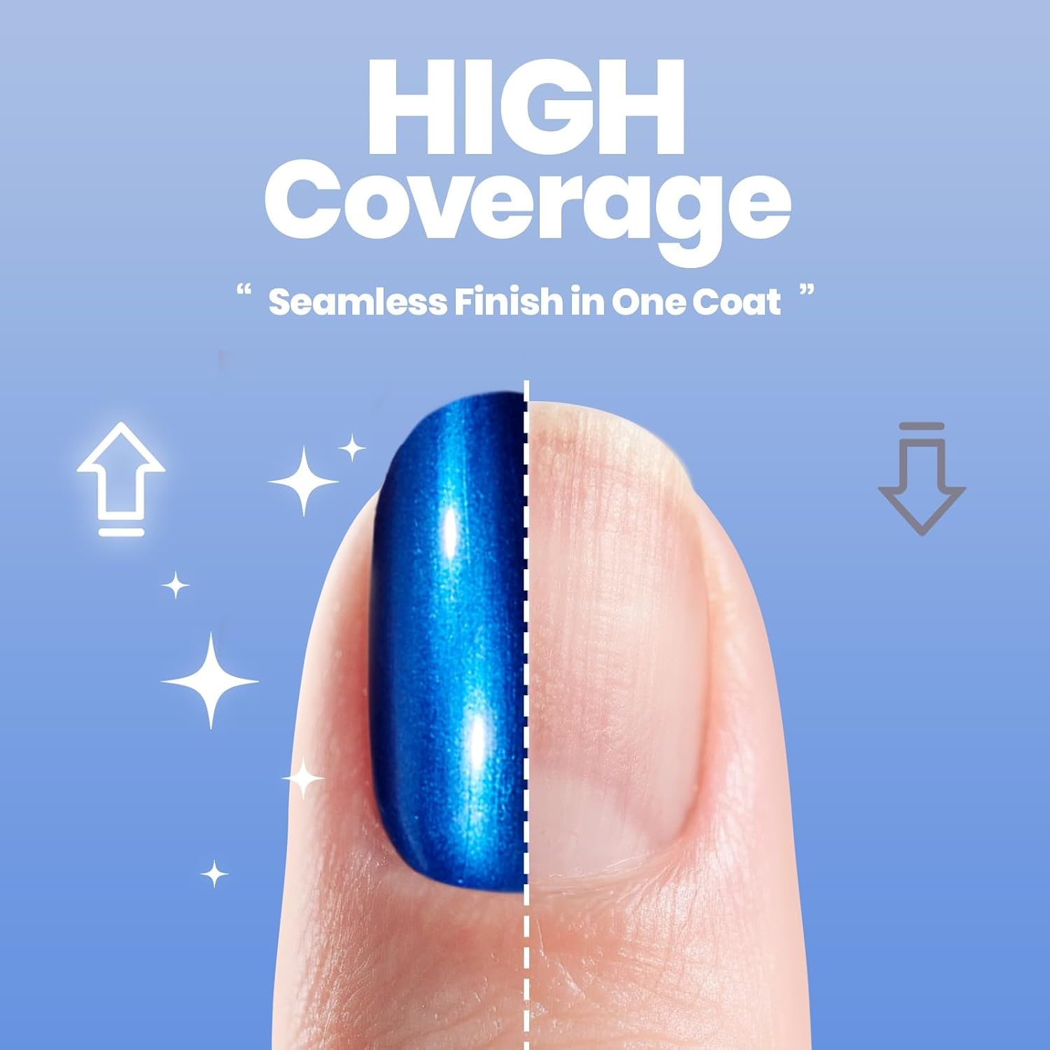image:imageBeetles Dark Brown Nail Polish Quick Dry Regular Nail Polish Chocolate Mocha Brown Nail Polish Air Dry No UV Lamp Needed for DIY At Home Manicure 051Fl Oz15MLShine Blue