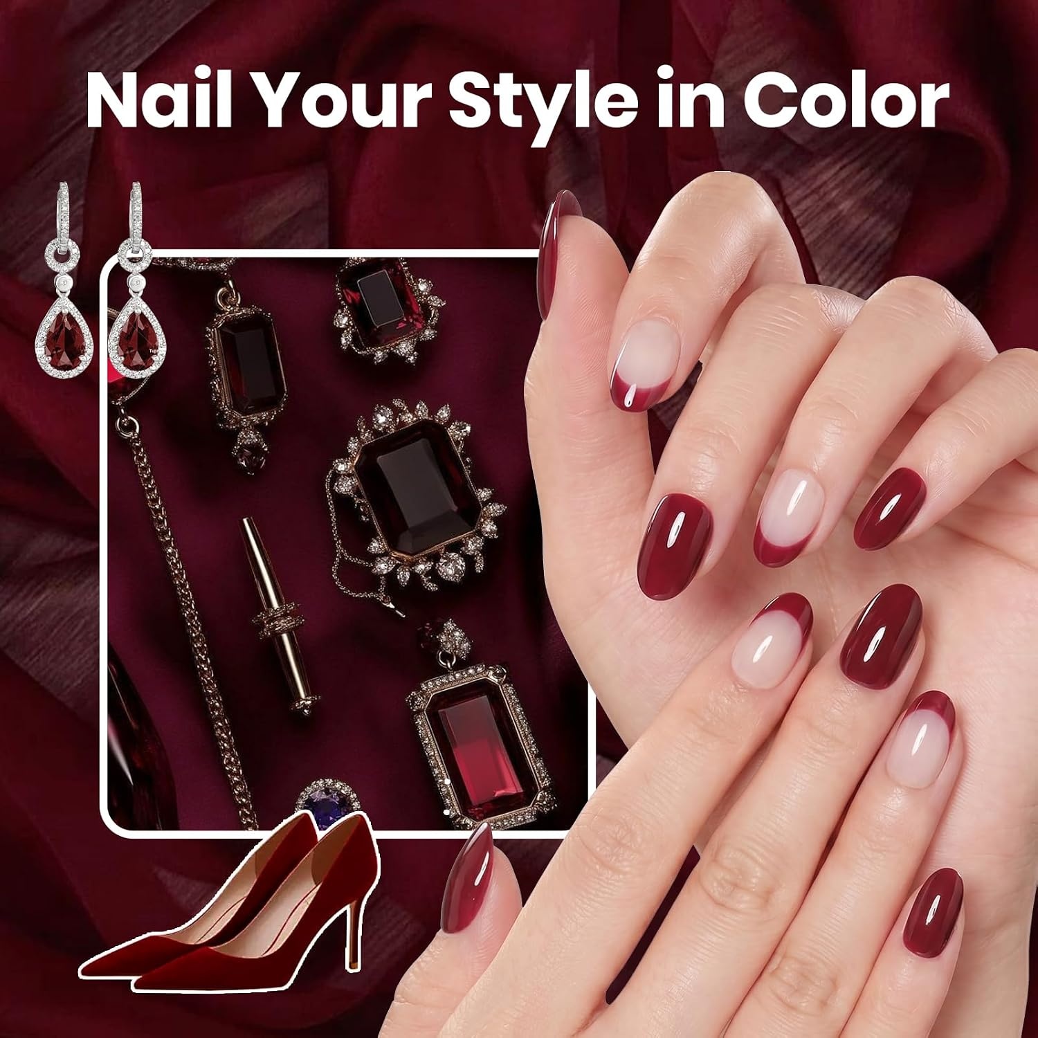 image:imageBeetles Dark Brown Nail Polish Quick Dry Regular Nail Polish Chocolate Mocha Brown Nail Polish Air Dry No UV Lamp Needed for DIY At Home Manicure 051Fl Oz15MLCrimson Era