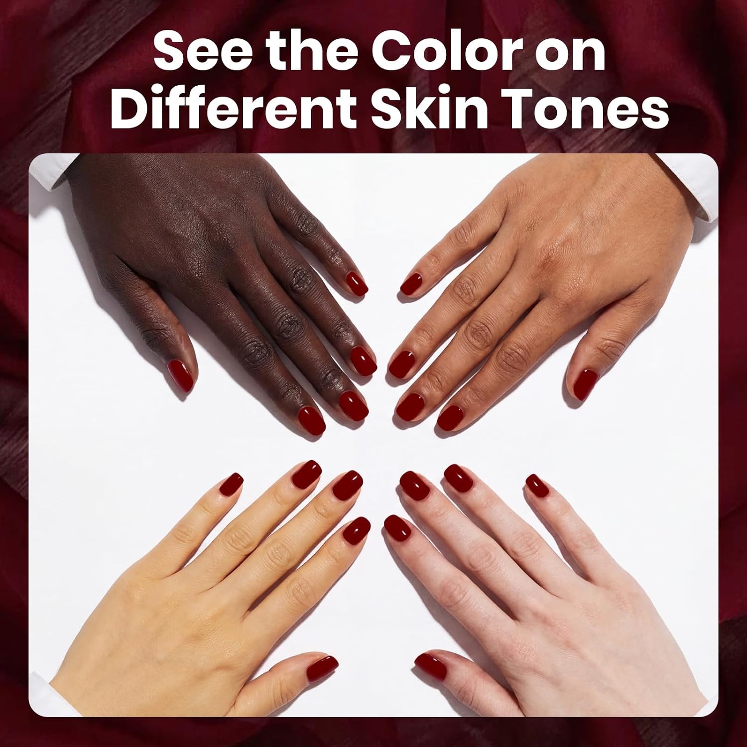 image:imageBeetles Dark Brown Nail Polish Quick Dry Regular Nail Polish Chocolate Mocha Brown Nail Polish Air Dry No UV Lamp Needed for DIY At Home Manicure 051Fl Oz15MLCrimson Era