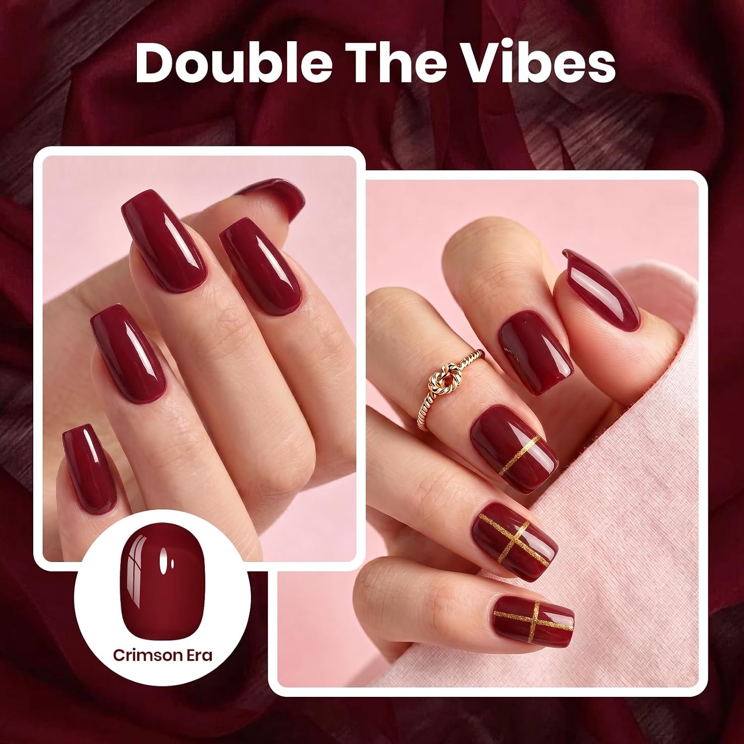 image:imageBeetles Dark Brown Nail Polish Quick Dry Regular Nail Polish Chocolate Mocha Brown Nail Polish Air Dry No UV Lamp Needed for DIY At Home Manicure 051Fl Oz15MLCrimson Era