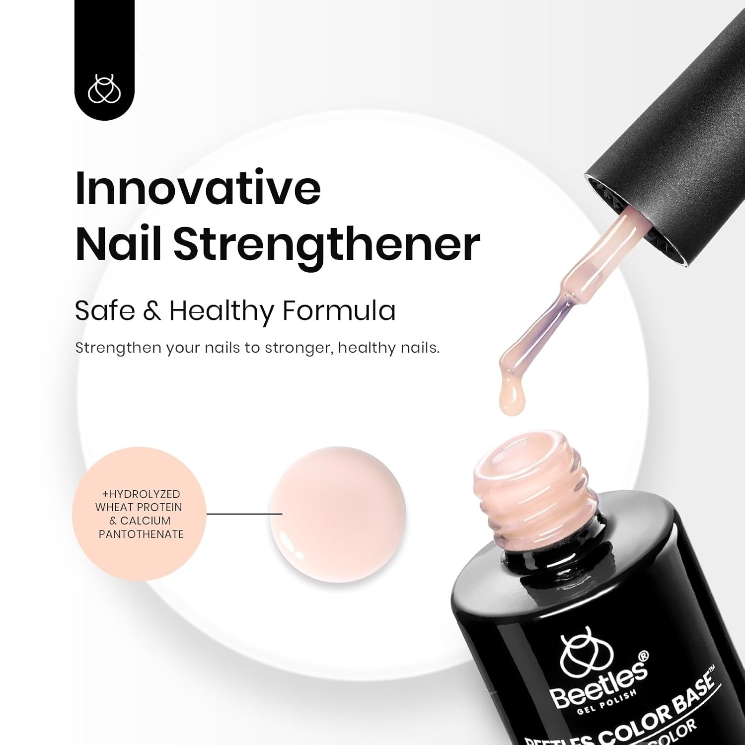 image:imageBeetles Nude Color Base Gel Polish 15ml Nude French Tip Gel Neutral nude color base gel for French tip styles with smooth DIY manicure applicationAWarm Jade