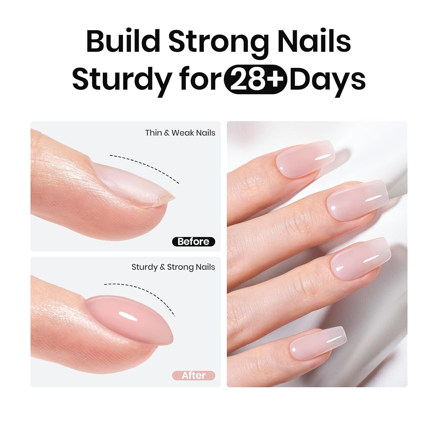 image:imageBeetles Nude Color Base Gel Polish 15ml Nude French Tip Gel Neutral nude color base gel for French tip styles with smooth DIY manicure applicationBrownish Pink