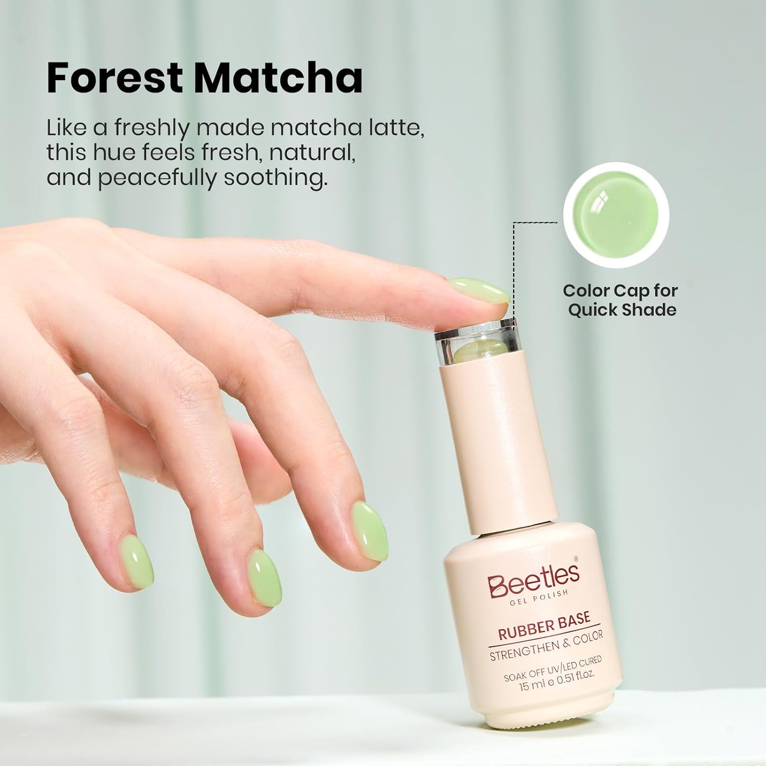 image:imageBeetles Nude Color Base Gel Polish 15ml Nude French Tip Gel Neutral nude color base gel for French tip styles with smooth DIY manicure applicationClear Color Rubber Base