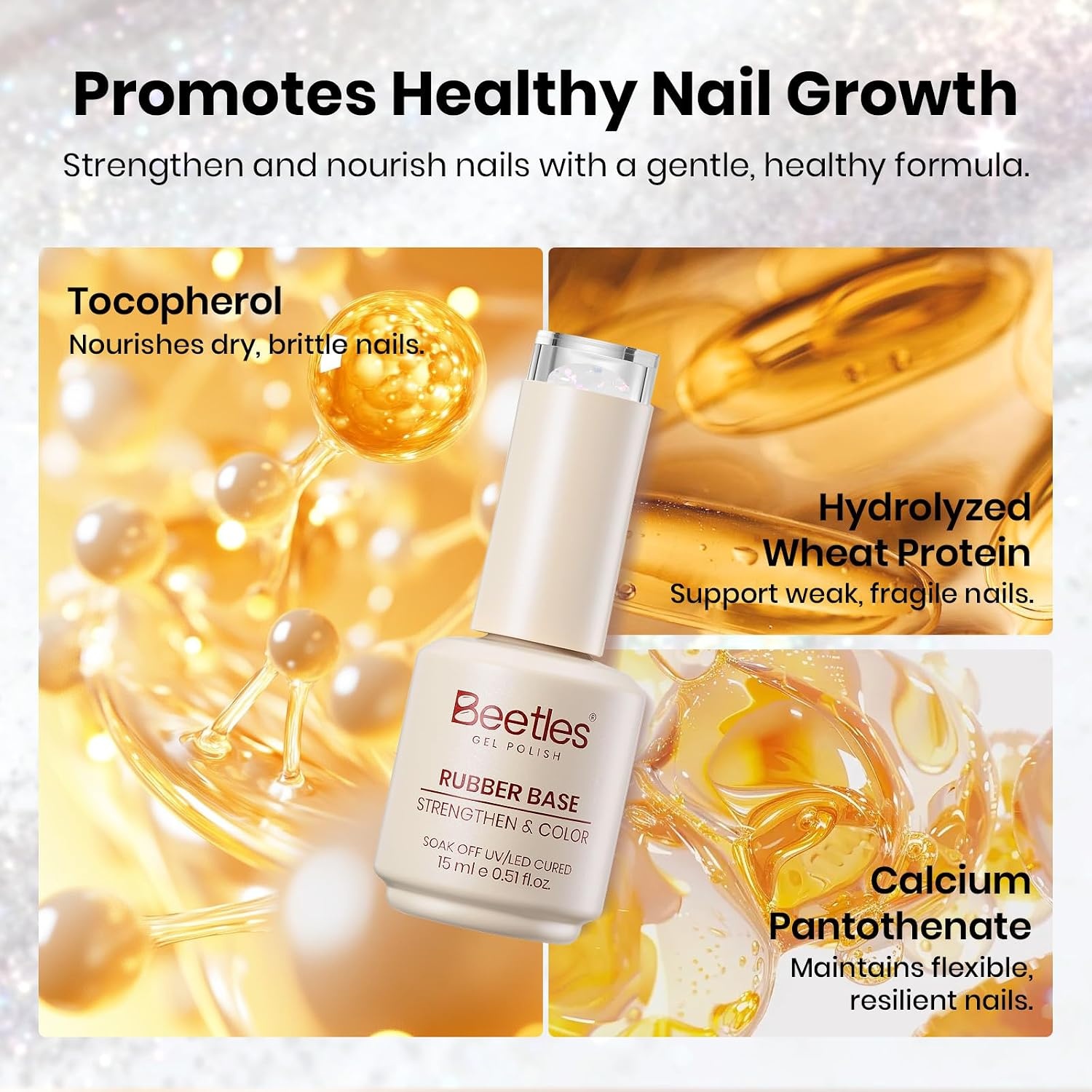 image:imageBeetles Nude Color Base Gel Polish 15ml Nude French Tip Gel Neutral nude color base gel for French tip styles with smooth DIY manicure applicationClear Milky Rubber Base Gel
