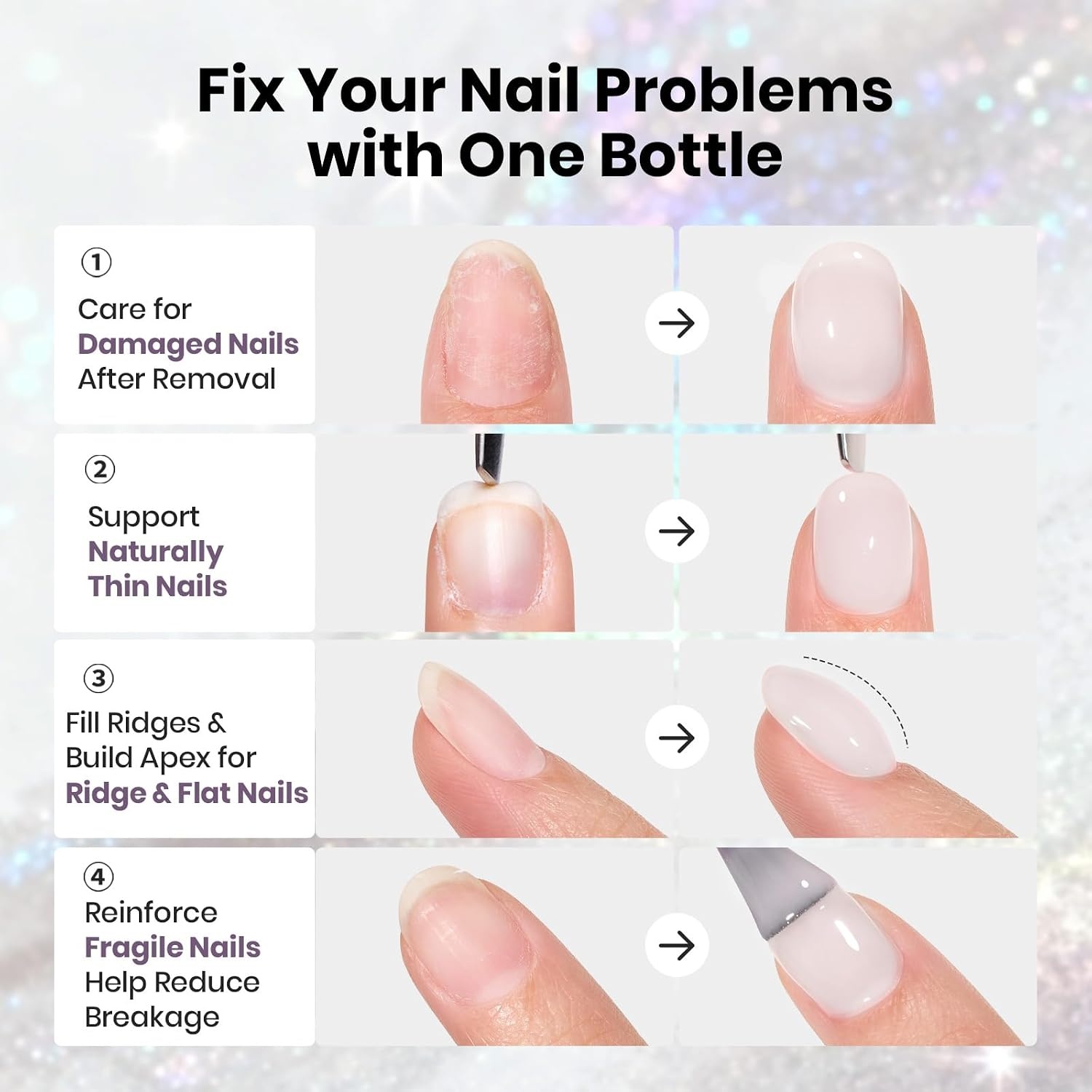 image:imageBeetles Nude Color Base Gel Polish 15ml Nude French Tip Gel Neutral nude color base gel for French tip styles with smooth DIY manicure applicationClear Milky Rubber Base Gel