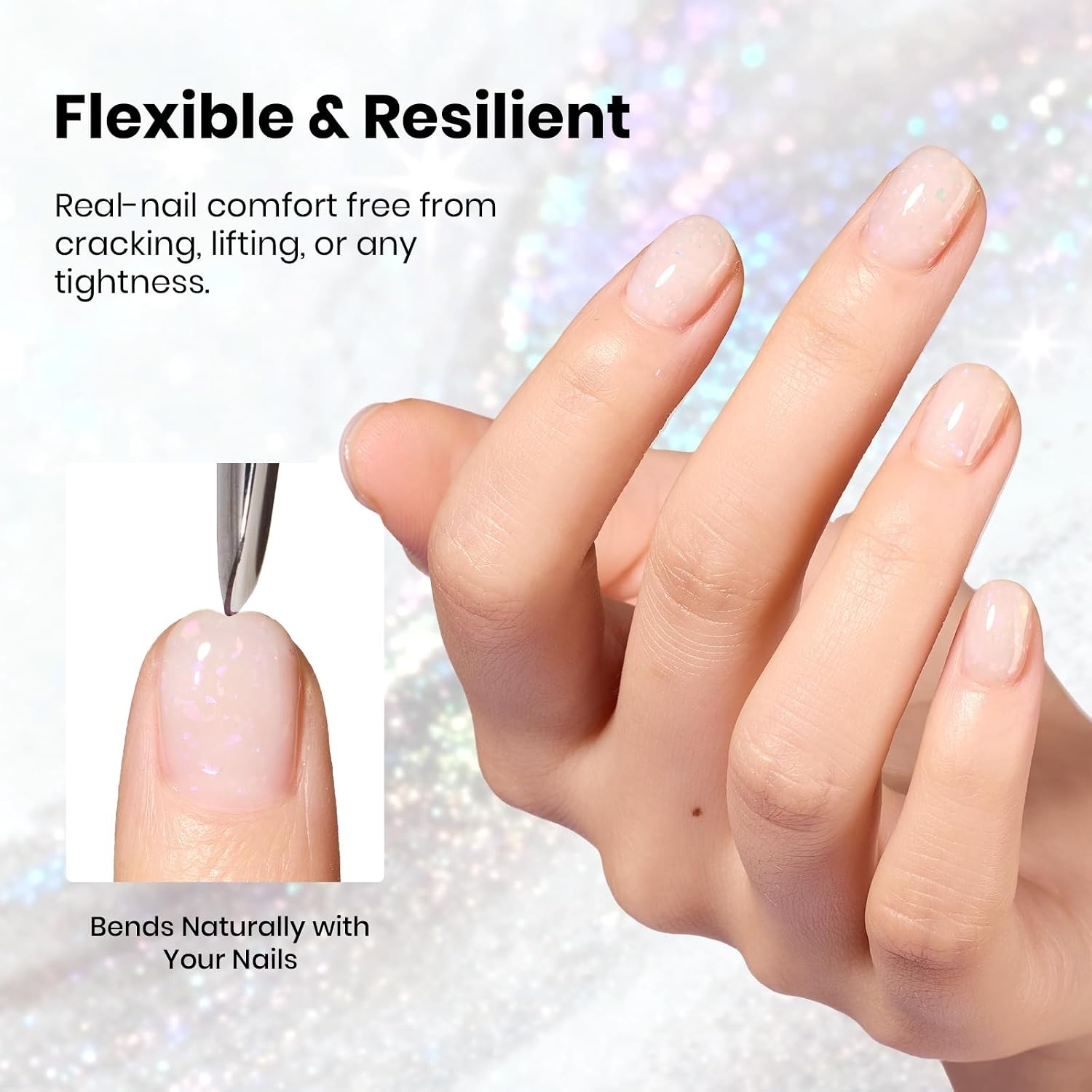 image:imageBeetles Nude Color Base Gel Polish 15ml Nude French Tip Gel Neutral nude color base gel for French tip styles with smooth DIY manicure applicationClear Milky Rubber Base Gel