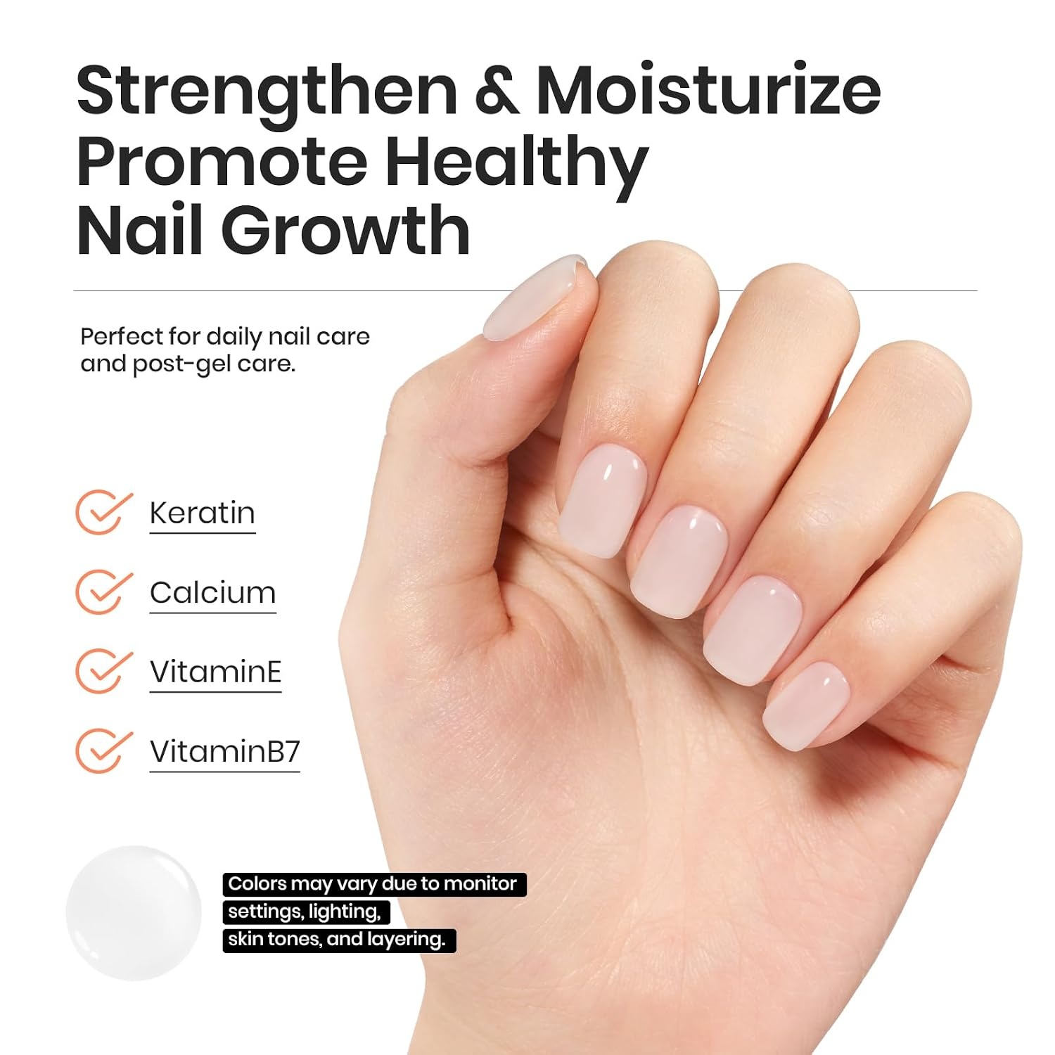 image:imageBeetles Nude Color Base Gel Polish 15ml Nude French Tip Gel  Neutral nude color base gel for French tip styles with smooth DIY manicure applicationMilky White