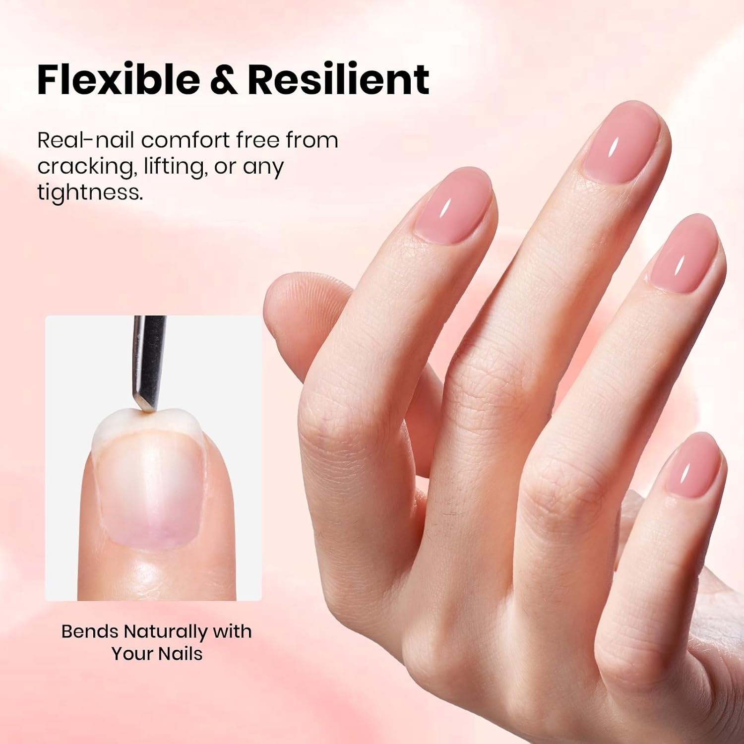 image:imageBeetles Nude Color Base Gel Polish 15ml Nude French Tip Gel Neutral nude color base gel for French tip styles with smooth DIY manicure applicationNude Pink Rubber Base Gel