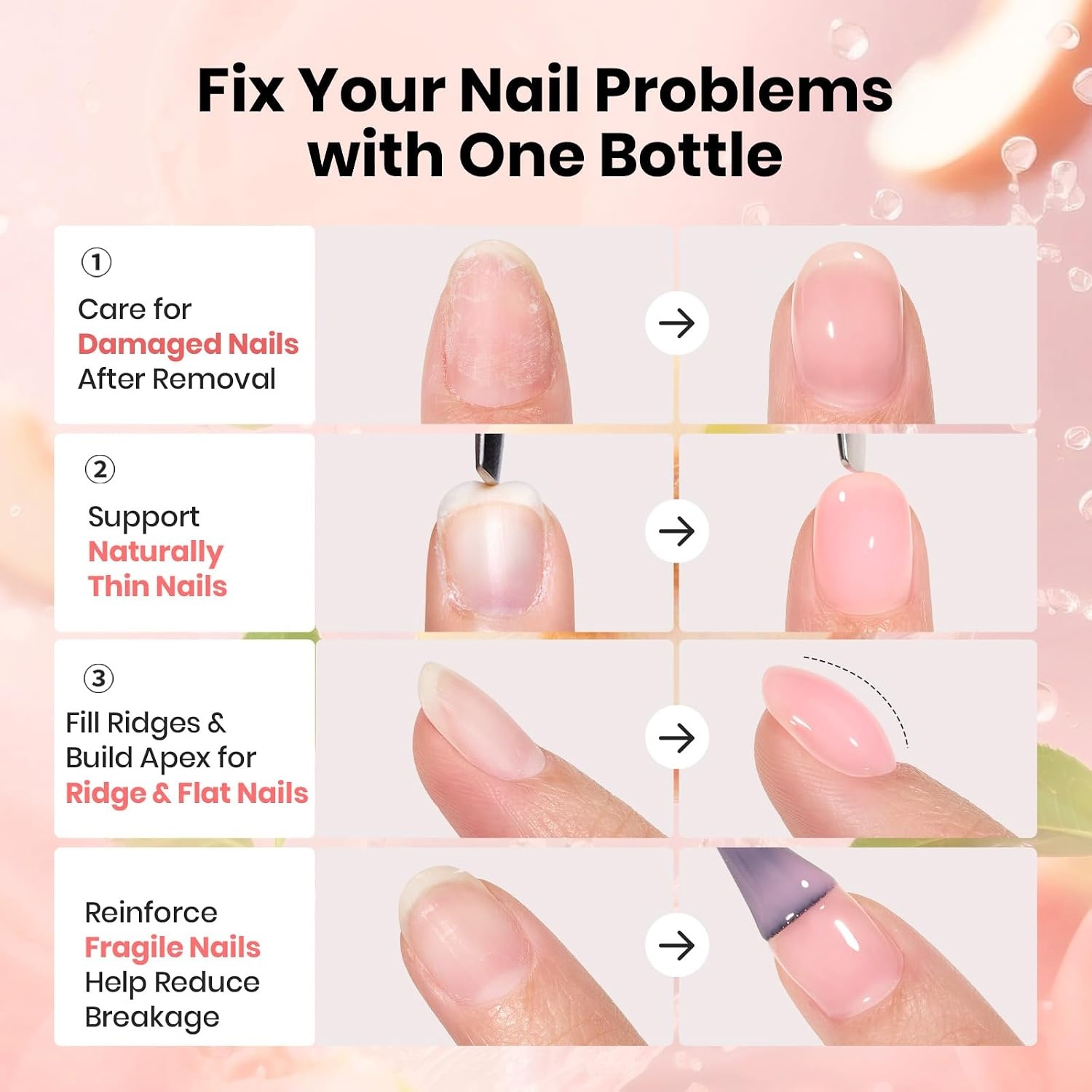 image:imageBeetles Nude Color Base Gel Polish 15ml Nude French Tip Gel Neutral nude color base gel for French tip styles with smooth DIY manicure applicationNude Pink Rubber Base Gel