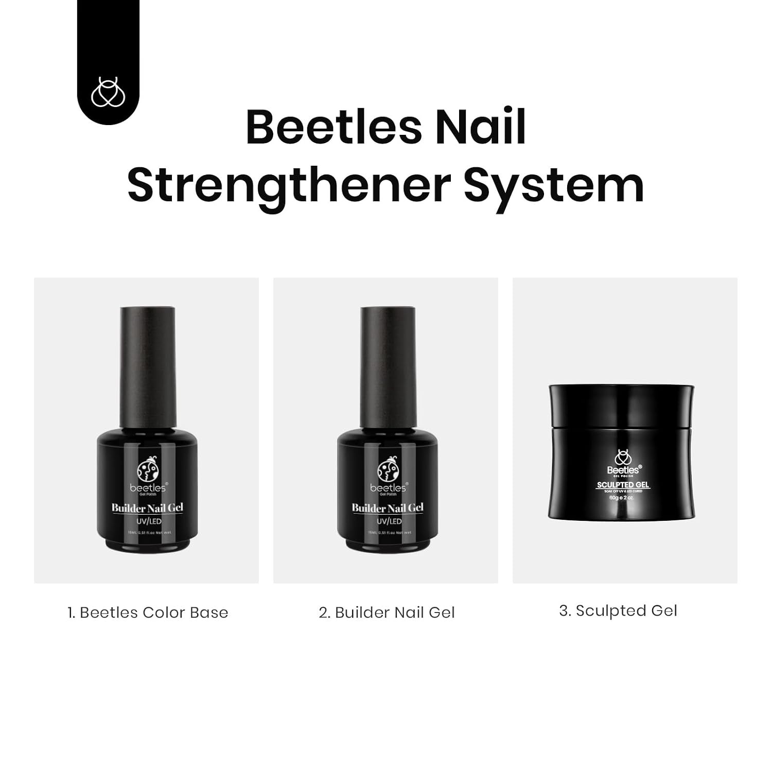image:imageBeetles Nude Color Base Gel Polish 15ml Nude French Tip Gel Neutral nude color base gel for French tip styles with smooth DIY manicure applicationYPorcelain Doll