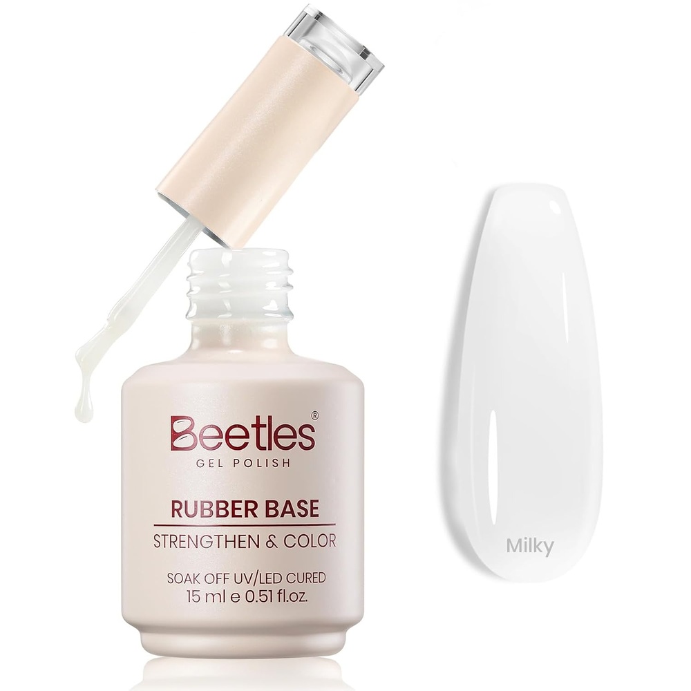 image:imageBeetles Nude Color Base Gel Polish 15ml Nude French Tip Gel Neutral nude color base gel for French tip styles with smooth DIY manicure applicationClear Base Gel