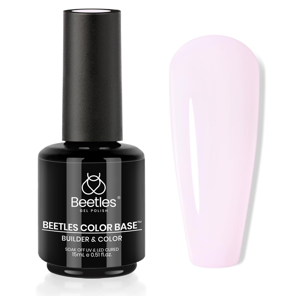 image:imageBeetles Nude Color Base Gel Polish 15ml Nude French Tip Gel  Neutral nude color base gel for French tip styles with smooth DIY manicure applicationSubtle Elegance