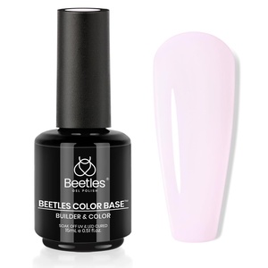 Beetles Nude Color Base Gel Polish 15ml Nude French Tip Gel | Neutral nude color base gel for French tip styles with smooth DIY manicure application.(Subtle Elegance)